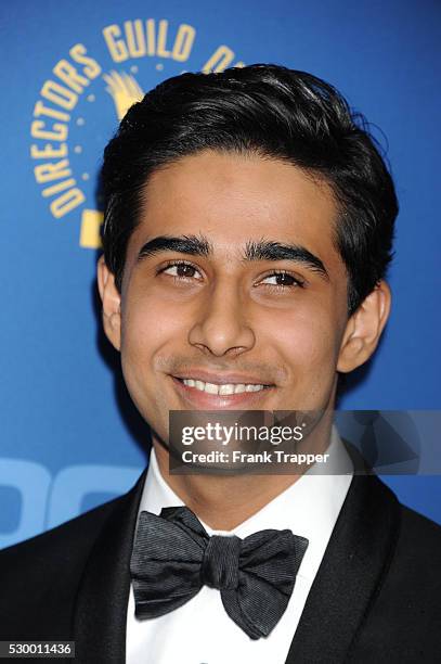 Actor Suraj Sharma arrives at the 65th Annual Directors Guild Awards held at the Ray Dolby Ballroom at Hollywood & Highland.