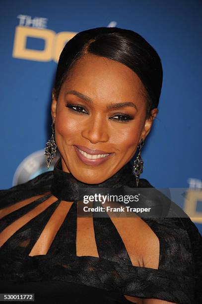 Actress Angela Bassett arrives at the 68th Annual Directors Guild Of America Awards held at the Hyatt Regency Century Plaza Hotel in Century City.