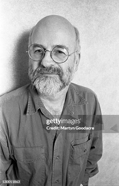 Terry Pratchett, author, portrait, London, United Kingdom, 1996.