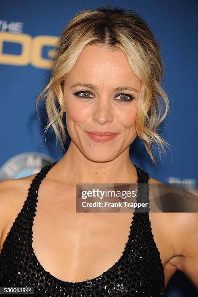 Actress Rachel McAdams arrives at the 68th Annual Directors Guild Of America Awards held at the Hyatt Regency Century Plaza Hotel in Century City.