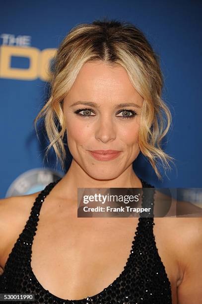 Actress Rachel McAdams arrives at the 68th Annual Directors Guild Of America Awards held at the Hyatt Regency Century Plaza Hotel in Century City.