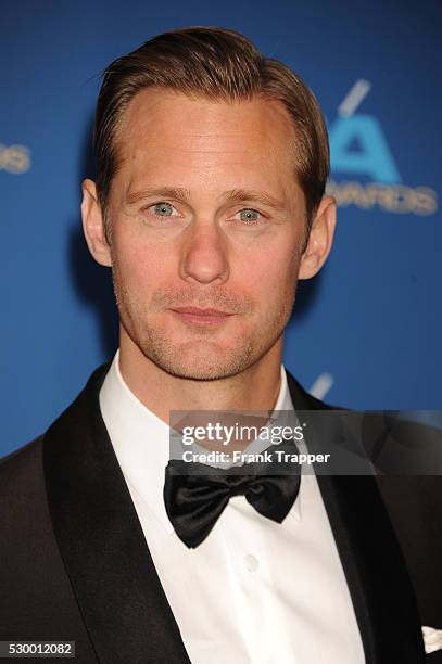 Actor Alexander Skarsgard arrives at the 68th Annual Directors Guild Of America Awards held at the Hyatt Regency Century Plaza Hotel in Century City.