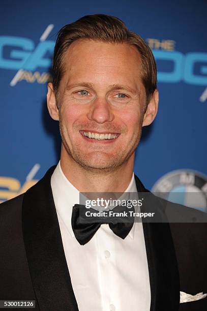 Actor Alexander Skarsgard arrives at the 68th Annual Directors Guild Of America Awards held at the Hyatt Regency Century Plaza Hotel in Century City.