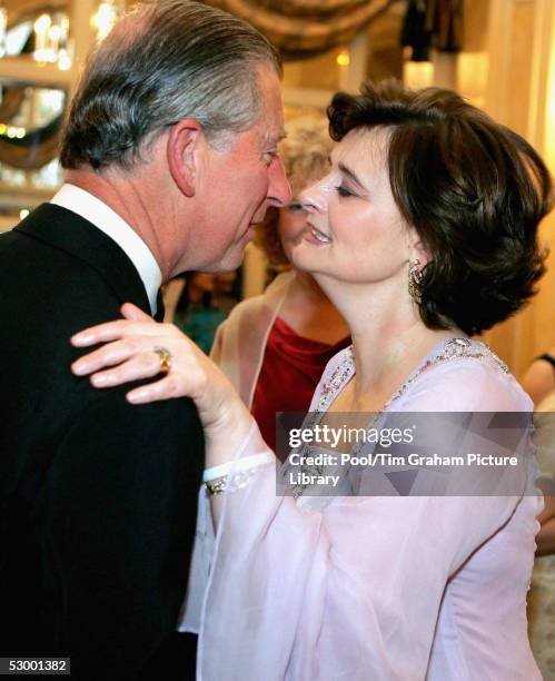 Prince Charles, The Prince of Wales and Cherie Blair attend the Asian Women of Achievement Awards at the London Hilton, Park Lane on May 26, 2005 in...