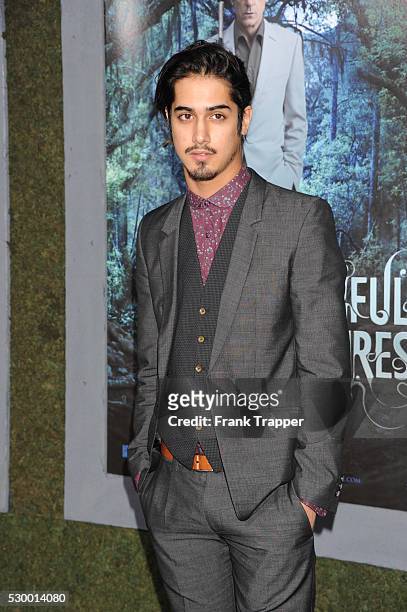 Actor Avan Jogia arrives at the premiere of Beautiful Creatures held at Grauman's Chinese Theater.