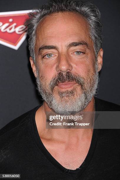 Actor Titus Welliver arrives at the premiere of "Sabotage" held at the the Regal Cinemas LA Live.