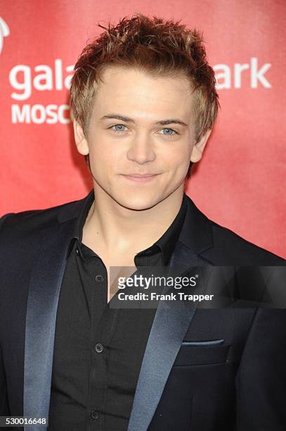 Singer Hunter Haynes arrives at the 2013 MusiCares Person Of The Year Gala Honoring Bruce Springsteen held at the Los Angeles Convention Center.
