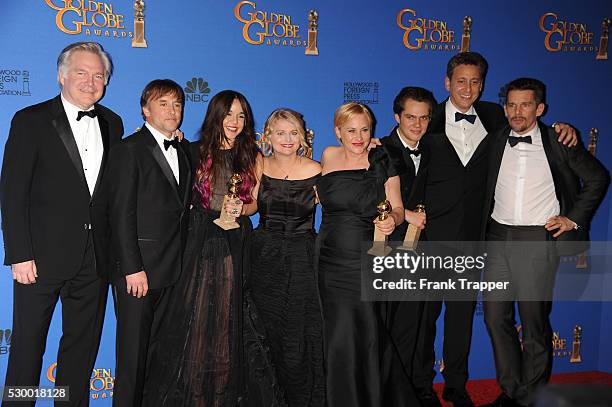 Producer Jonathan Sehring, director Richard Linklater, actress Lorelei Linklater, producer Cathleen Sutherland, actors Patricia Arquette and Ellar...