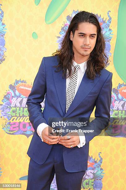 Actor Avan Jogia arrives at Nickelodeon's 27th Annual Kids' Choice Awards, held at the Galen Center, USC.