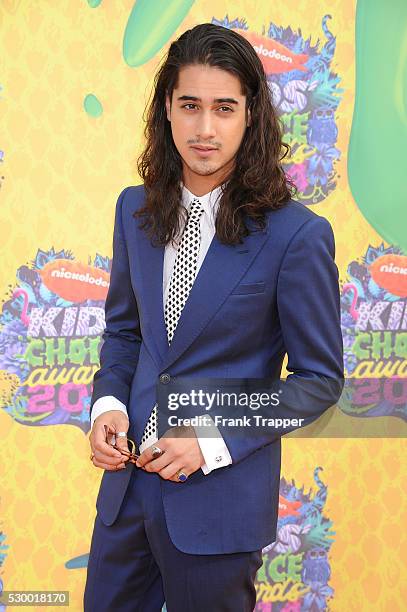 Actor Avan Jogia arrives at Nickelodeon's 27th Annual Kids' Choice Awards, held at the Galen Center, USC.