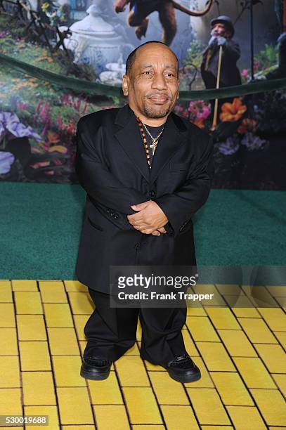 Actor Tony Cox arrives at the premiere of Oz: The Great and Powerful held at the El Capitan Theater in Hollywood.