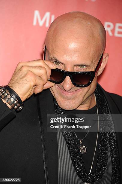 Musicians Kenny Aronoff arrives at The 2015 MusiCares Person Of The Year honoring Bob Dylan held at the Los Angeles Convention Center.