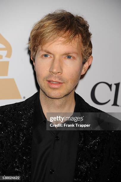 Recording artist Beck arrives at the Gala and Salute To Industry Icons honoring Martin Bandier at The Beverly Hilton Hotel.