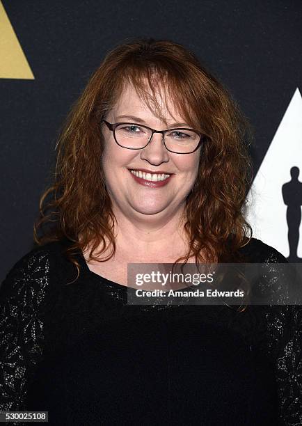 Key story artist Brenda Chapman arrives at the Academy's 25th Anniversary Screening of "Beauty And the Beast": A Marc Davis Celebration of Animation...