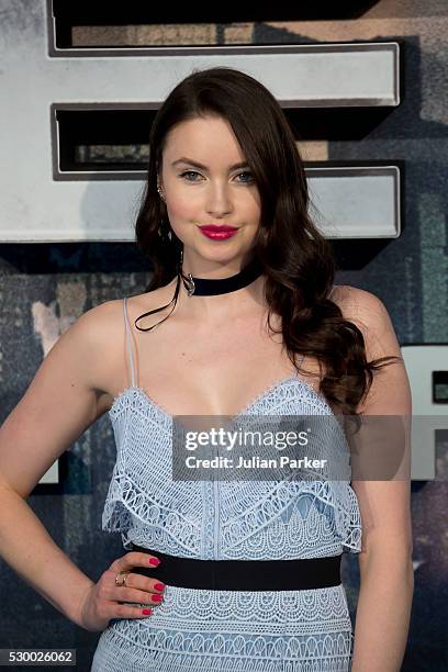 Emma Miller attends a Global Fan Screening of 'X-Men Apocalypse' at BFI IMAX on May 9, 2016 in London, England.