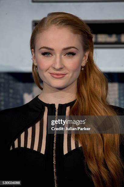 Sophie Turner attends a Global Fan Screening of 'X-Men Apocalypse' at BFI IMAX on May 9, 2016 in London, England..
