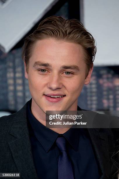 Ben Hardy attends a Global Fan Screening of 'X-Men Apocalypse' at BFI IMAX on May 9, 2016 in London, England.