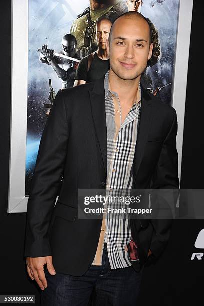 Actor Jaylen Moore arrives at the premiere of G.I. Joe: Retaliation held at the Chinese Theater in Hollywood.