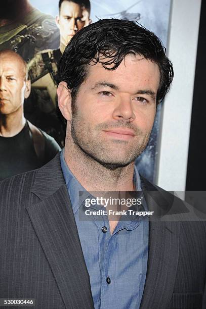 Actor Robert Baker arrives at the premiere of G.I. Joe: Retaliation held at the Chinese Theater in Hollywood.