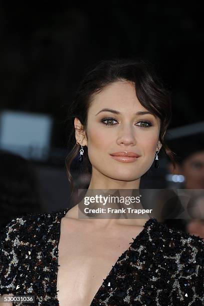 Actress Olga Kurylenko arrives at the premiere of Oblivion held at the Chinese Theater in Hollywood.