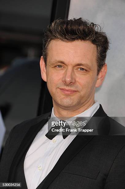 Actor Michael Sheen arrives at the premiere of "A Million Ways To Die In The West" held at the Regency Theater in Westwood.
