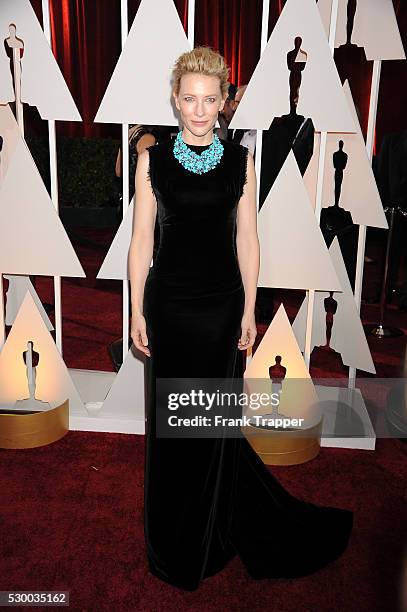 Actress Cate Blanchett arrives at the 87th Annual Academy Awards held at Hollywood & Highland Center in Hollywood.