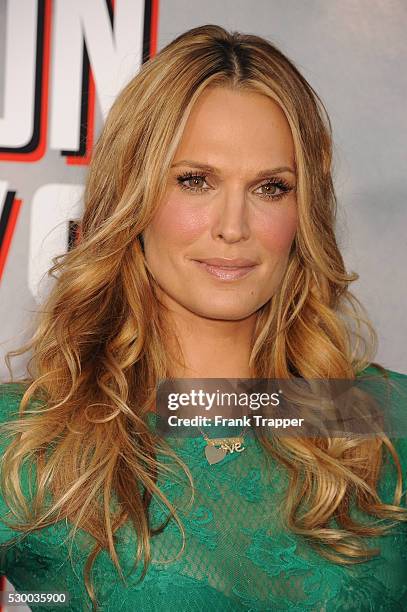 Actress Molly Sims arrives at the premiere of "A Million Ways To Die In The West" held at the Regency Theater in Westwood.