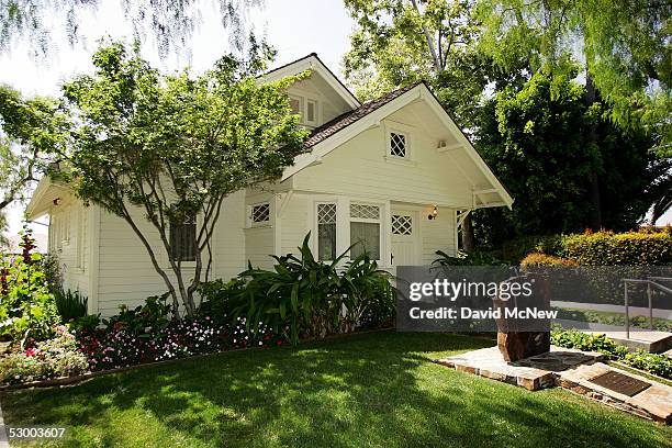 The house where President Richard Nixon was born is seen at the Richard Nixon Library & Birthplace on May 31, 2005 in Yorba Linda, California. A...