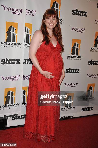 Actress Bryce Dallas Howard arrives at the15th Annual Hollywood Film Awards Gala presented by Starz, held at the Beverly Hilton Hotel.