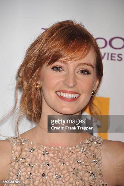Actress Ahna O'Reilly arrives at the15th Annual Hollywood Film Awards Gala presented by Starz, held at the Beverly Hilton Hotel.