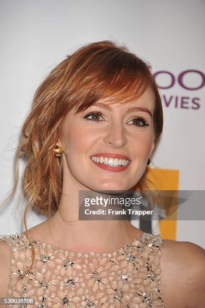 Actress Ahna O'Reilly arrives at the15th Annual Hollywood Film Awards Gala presented by Starz, held at the Beverly Hilton Hotel.