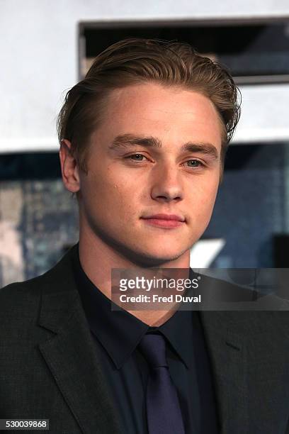 Ben Hardy attends the "X-Men: Apocalypse" Global Fan Screening at BFI IMAX on May 9, 2016 in London, England.