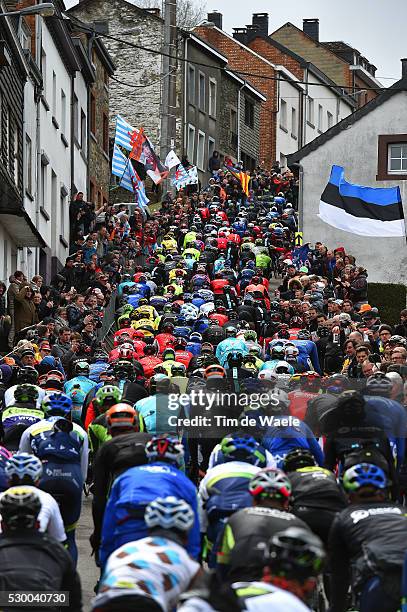 102th Liege - Bastogne - Liege 2016 Illustration Illustratie / Peleton Peloton / Landscape Paysage Landschap / Houffalize City Ville Stad / Cote de...