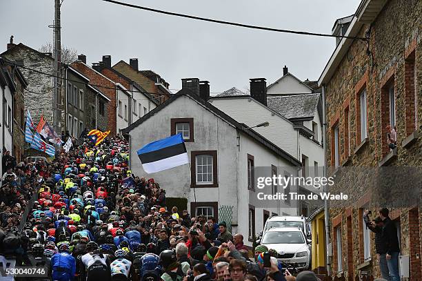 102th Liege - Bastogne - Liege 2016 Illustration Illustratie / Peleton Peloton / Landscape Paysage Landschap / Houffalize City Ville Stad / Cote de...