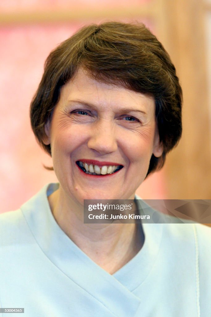 New Zealand's Prime Minister Helen Clark Visits Japan