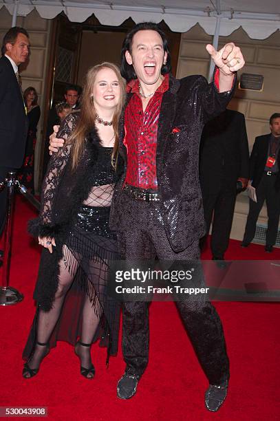 Steve Valentine and wife Shari at the 28th annual People's Choice Awards.