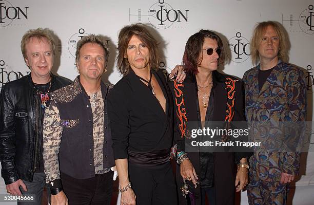 Aerosmith arriving at the taping of "mtvICON" honoring Aerosmith at Sony Pictures Studios in Culver City.
