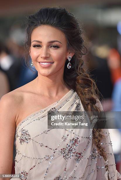 Michelle Keegan arrives for the House Of Fraser British Academy Television Awards 2016 at the Royal Festival Hall on May 8, 2016 in London, England.