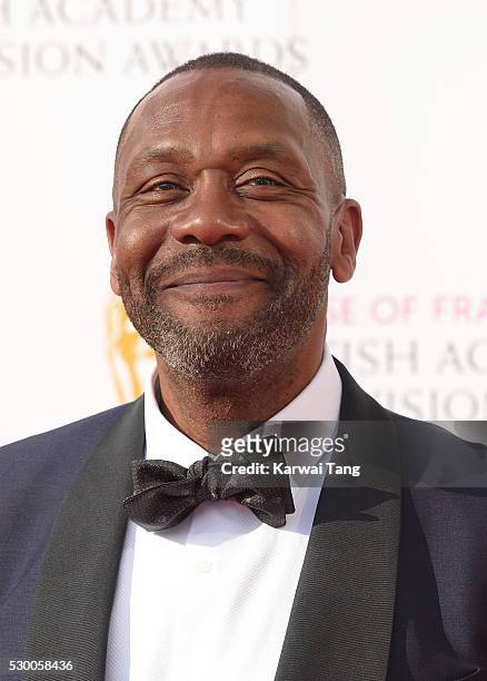Lenny Henry arrives for the House Of Fraser British Academy Television Awards 2016 at the Royal Festival Hall on May 8, 2016 in London, England.
