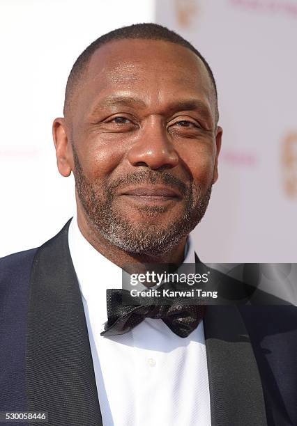 Lenny Henry arrives for the House Of Fraser British Academy Television Awards 2016 at the Royal Festival Hall on May 8, 2016 in London, England.