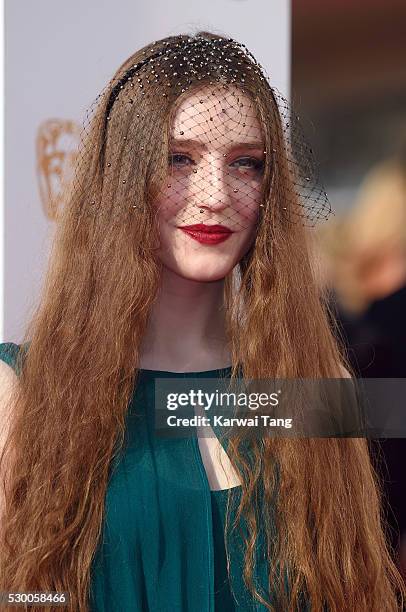 Birdy arrives for the House Of Fraser British Academy Television Awards 2016 at the Royal Festival Hall on May 8, 2016 in London, England.