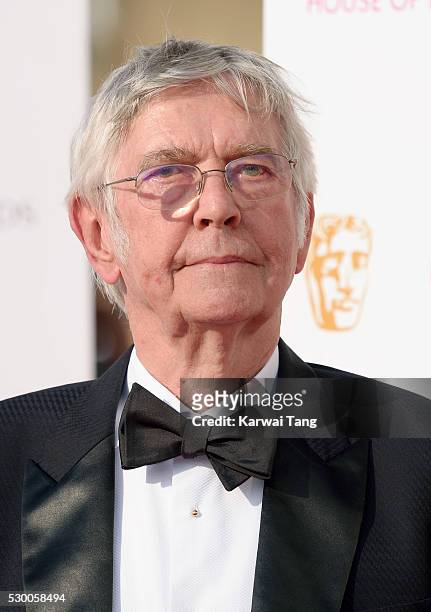 Sir Tom Courtenay arrives for the House Of Fraser British Academy Television Awards 2016 at the Royal Festival Hall on May 8, 2016 in London, England.