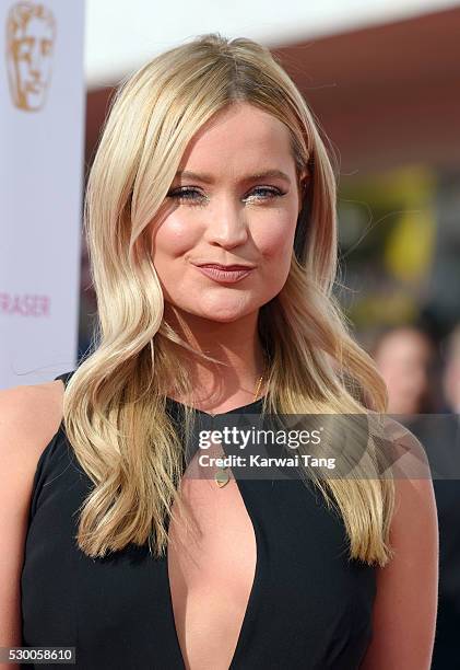 Laura Whitmore arrives for the House Of Fraser British Academy Television Awards 2016 at the Royal Festival Hall on May 8, 2016 in London, England.