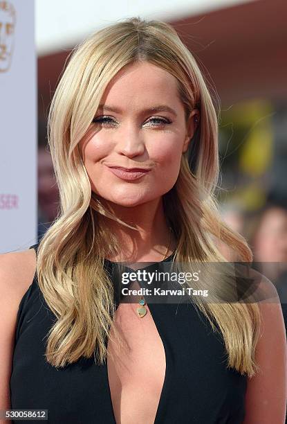 Laura Whitmore arrives for the House Of Fraser British Academy Television Awards 2016 at the Royal Festival Hall on May 8, 2016 in London, England.