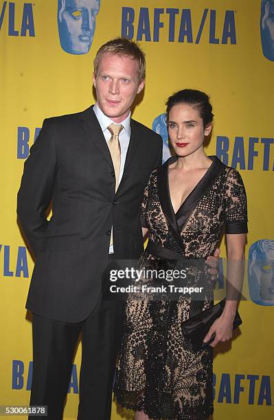 Jennifer Connelly and Paul Bettany arrive at the 12th annual BAFTA/LA Britannia Awards.