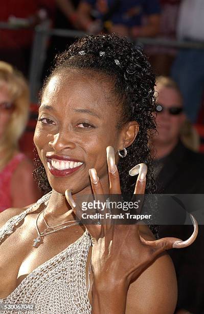 World and Olympic 100 meters Champion Gail Deevers arrives at the 12th Annual ESPY Awards at the Kodak Theatre in Hollywood. Deevers won her third...