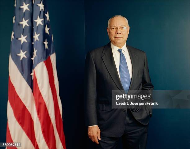 Former United States Secretary of State, Colin Powell is photographed on January 12, 2006 in Washington, DC.