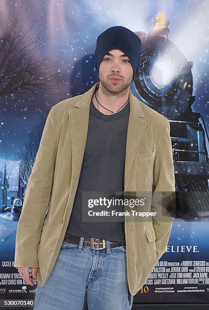 American actor John Hensley arrives at the benefit premiere of the movie "The Polar Express", directed by Robert Zemeckis.