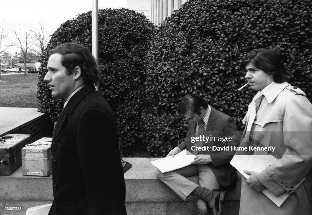 Woodward and Bernstein cover the Watergate Scandal