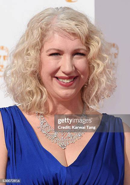 Anne Morrison arrives for the House Of Fraser British Academy Television Awards 2016 at the Royal Festival Hall on May 8, 2016 in London, England.